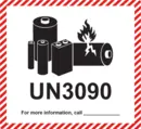 Lithiumbatteri UN 3090