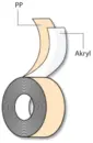 Pakketape Akryl L/N 25 mm