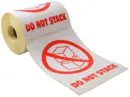 Advarselsetiketter: Do not stack