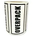 Overpack etiket