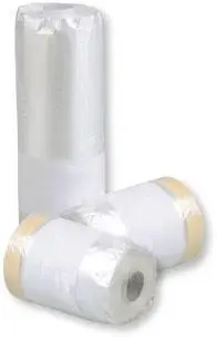Afdækningsplast med tape 270 cm x 16 m