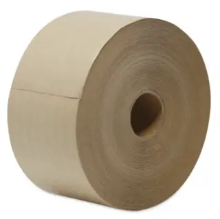 Klæberulle 70 mm x 200 m 70 g brun papir