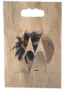 Tryk på papirposer med udstanset hank