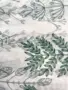 Silkepapir Hvid m. plantemotiv