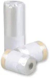 Afdækningsplast med tape 270 cm x 16 m